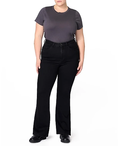 Warp + Weft Mia Plus High Rise Flare