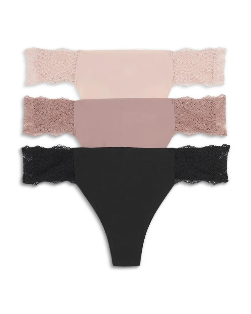 b.bare Thongs, Set of 3