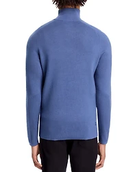 Tech Long Sleeve Quarter Zip Polo Sweater