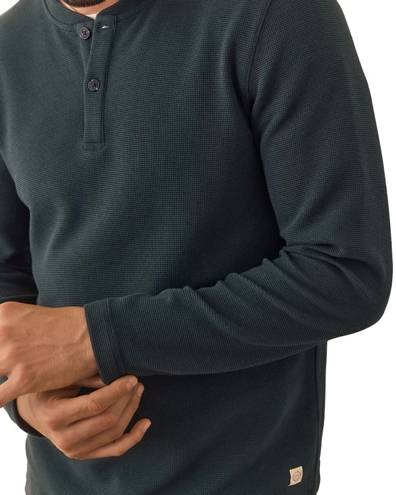 Sport Waffle Knit Henley