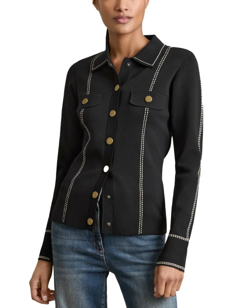 Eden Stitch Detail Top