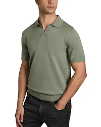 Duchie Open Collar Merino Polo Shirt