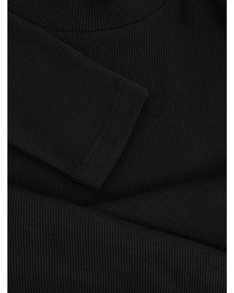 Polly Ribbed Roll Neck Top