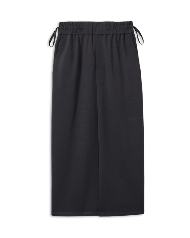 Nora Ruched Jersey Midi Skirt