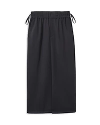 Nora Ruched Jersey Midi Skirt