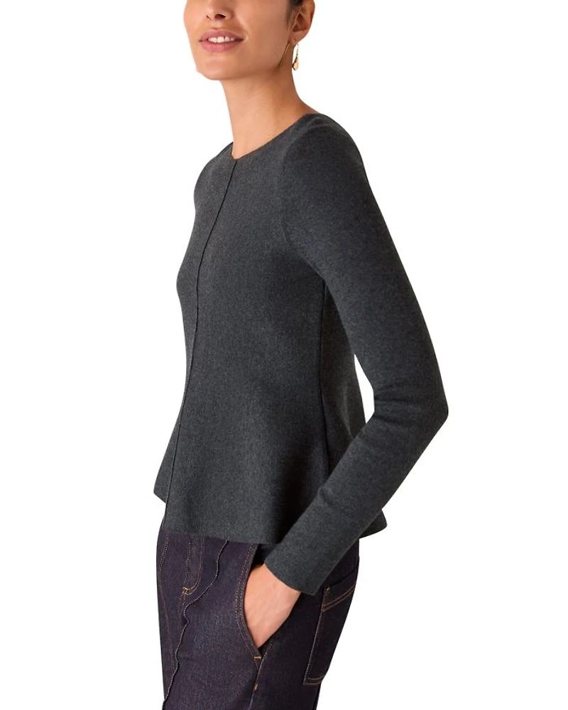 Peplum Knit Top