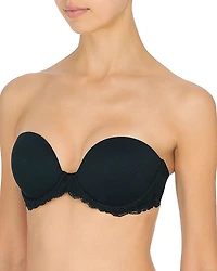 Natori Feathers Strapless Plunge Bra