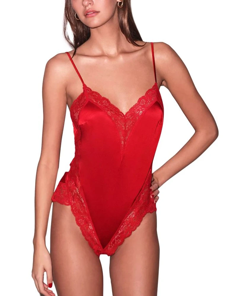Venus Lace Trim Teddy