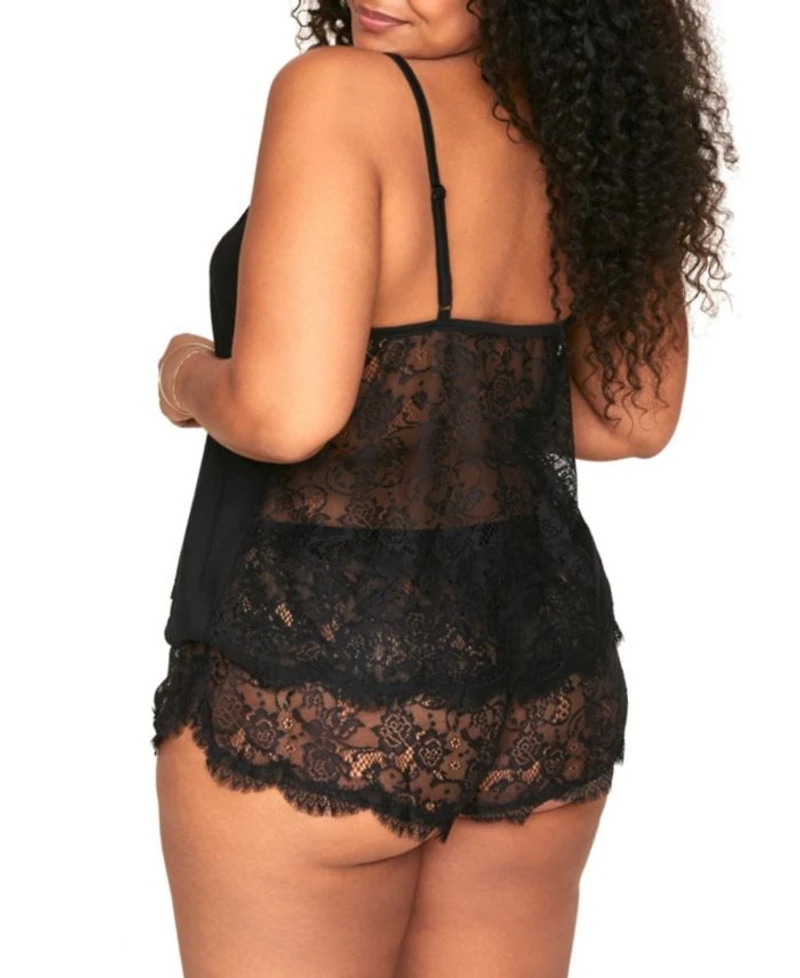 Reign Women's Plus-Size Cami & Short Set Lingerie