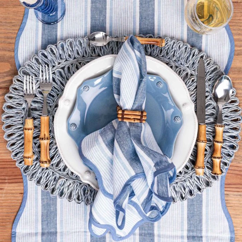 Straw Loop Oval Placemat