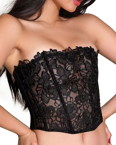 Whitney Embroidered Corset Top