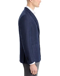Kei Melange Hopsack Unstructured Regular Fit Sport Coat