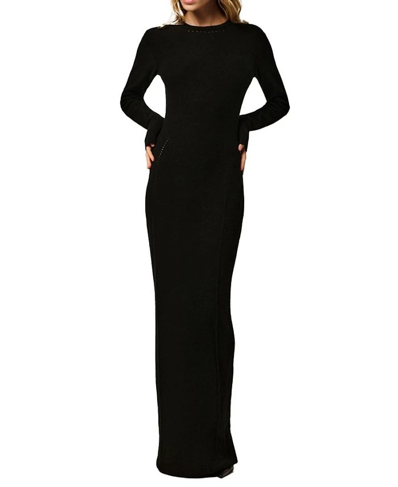 Cashmere Open Back Dress