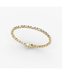 Mixed Shape Bracelet, Baguette & Brilliant Round Lab Grown Diamonds