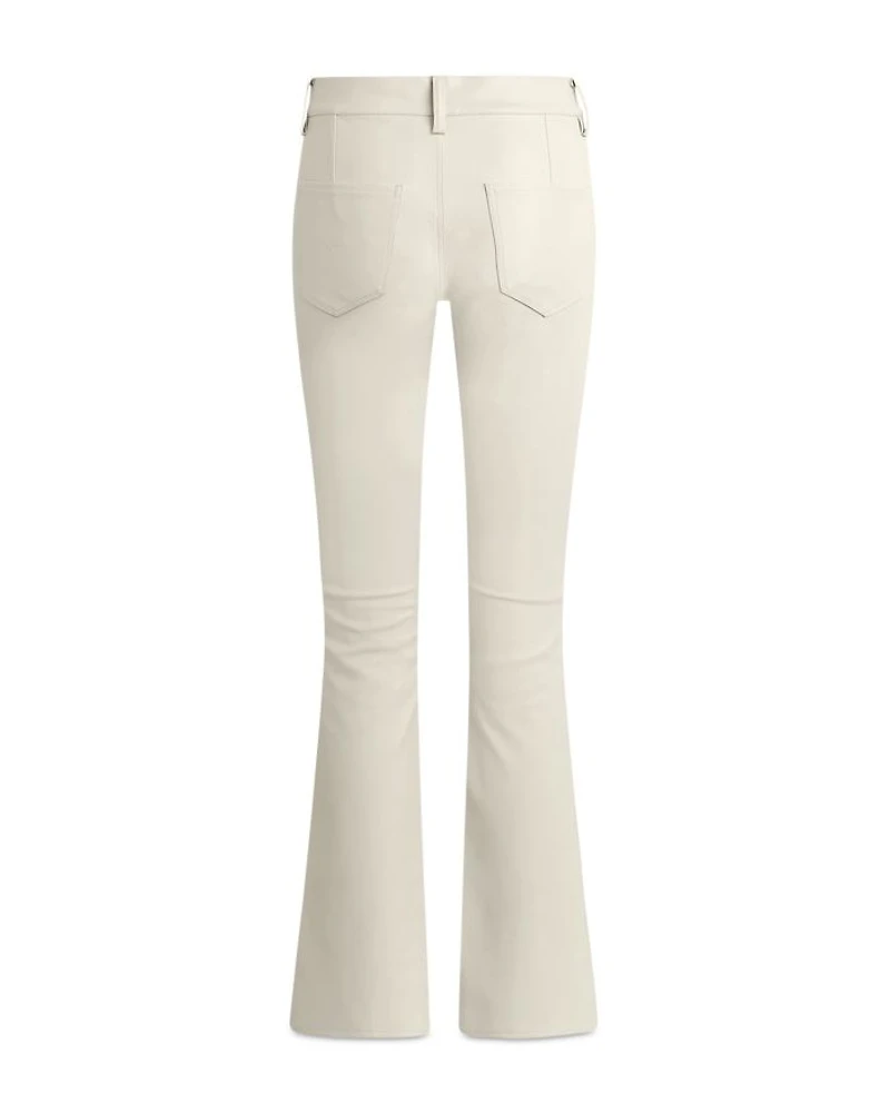 Barbara High Rise Bootcut Jeans Creme