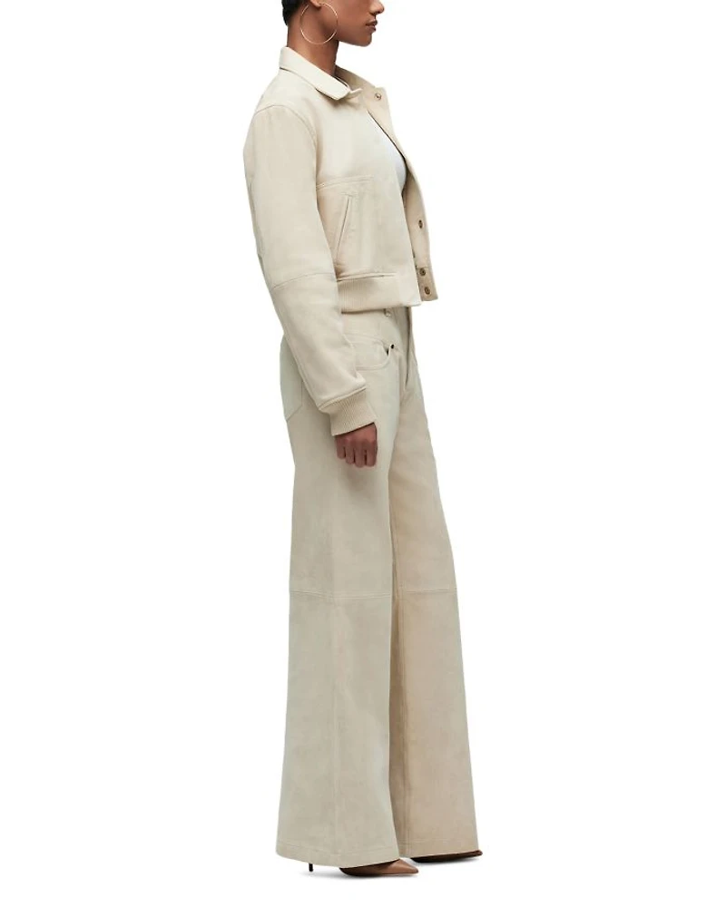 Jodie Wide Leg Suede Pants