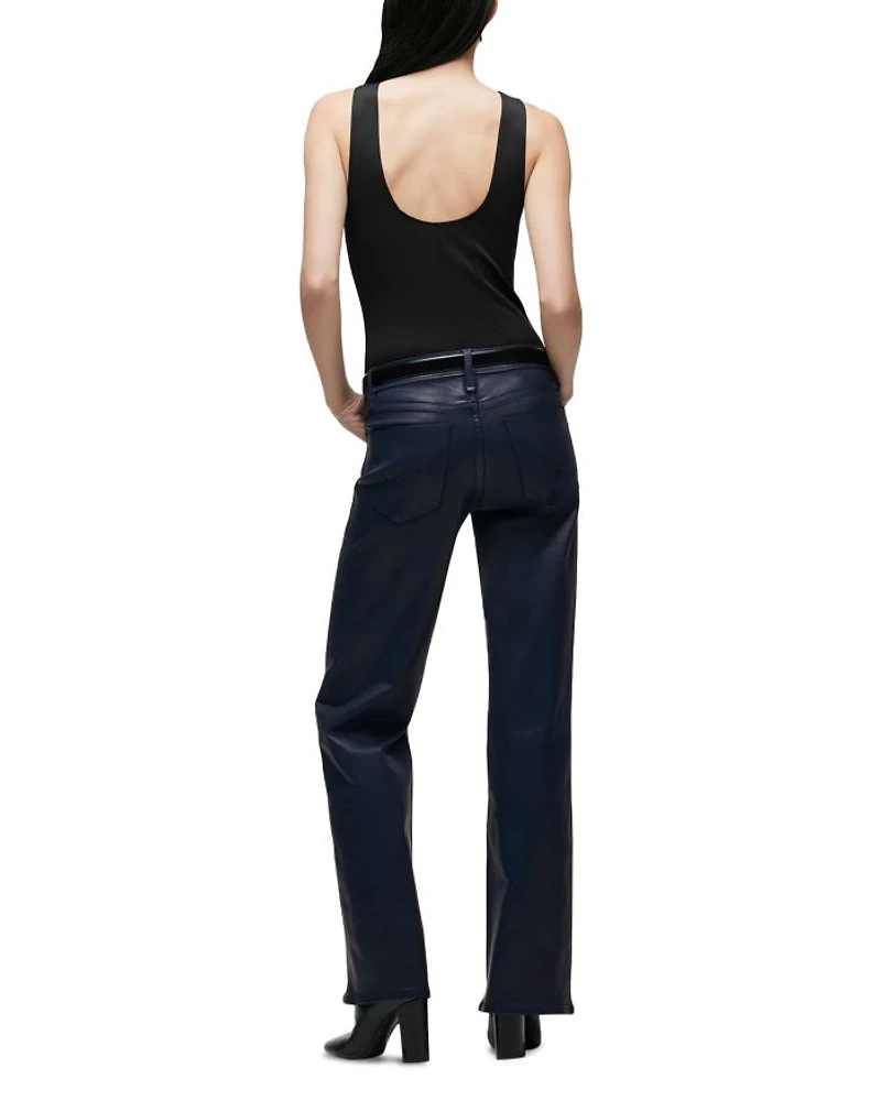 Rosie High Rise Wide Leg Jeans Mood Indigo