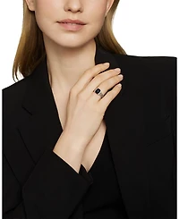 Petite Wheaton® Ring with Gemstone and Diamonds