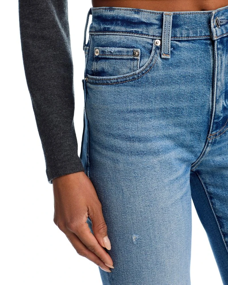 Lennon High Rise Crop Bootcut Jeans Rhythm Vintage