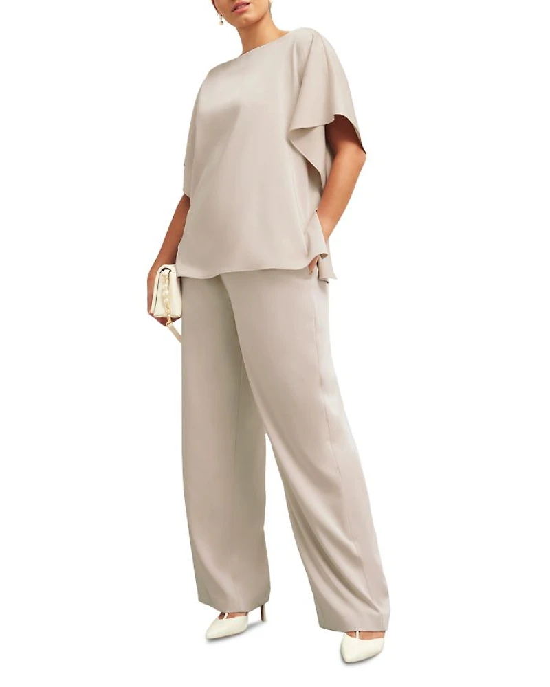 Delora Satin Top