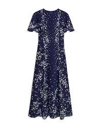 Rosella Flutter Sleeve Dress
