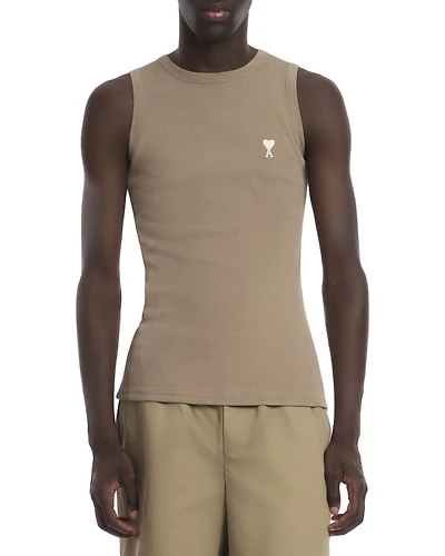 Classic Fit Logo Ribbed Tank