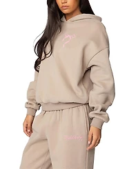 Edikted Sasha Bow Detail Hoodie