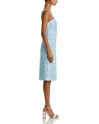 Echo Crepe Floral Midi Dress