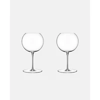 Geometry Red Wine Glass, Set of 2