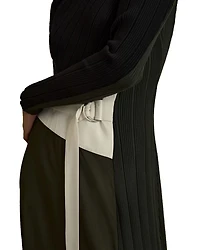 Emilina Knit Woven Midi Dress