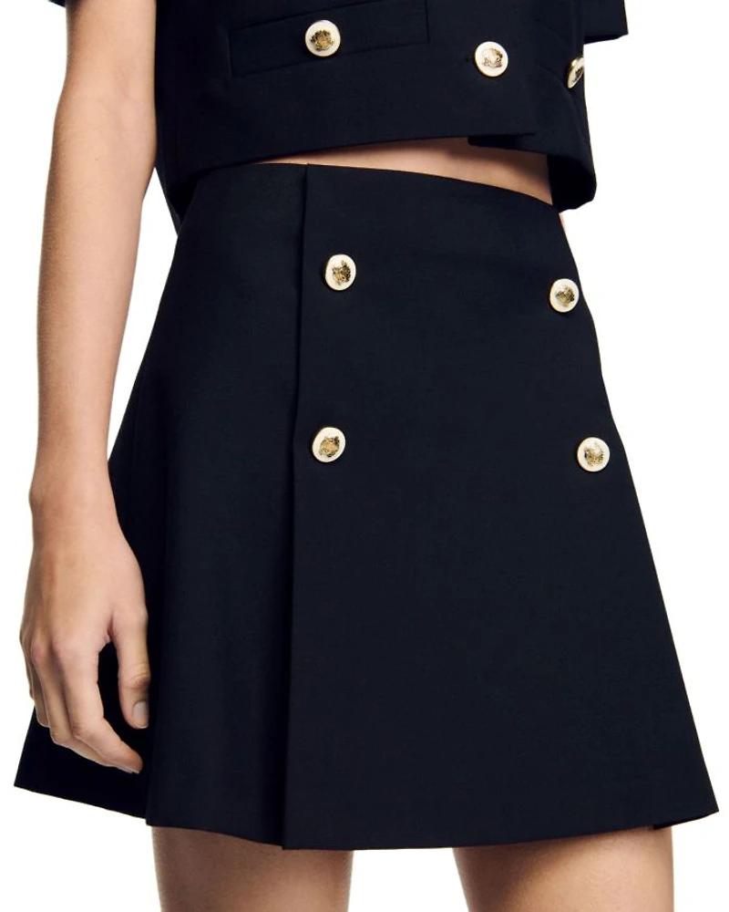 Short Pleated Skirt