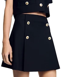 Short Pleated Skirt
