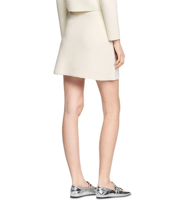 Short Rib Knit Skirt