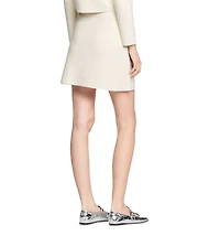 Short Rib Knit Skirt