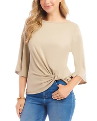 Flare Sleeve Pick-Up Top