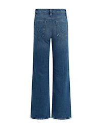 Rosie High Rise Wide Leg Ankle Jeans Upscale