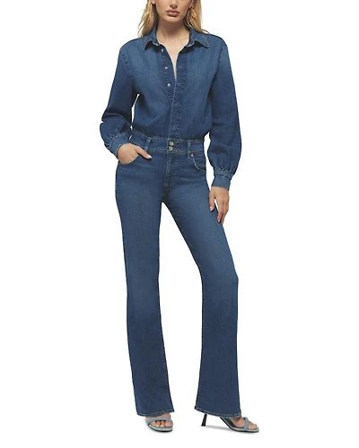 The Designer Denim Jumpsuit