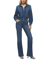 The Designer Denim Jumpsuit