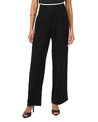 Vince Camuto Contrast Waist Wide Leg Pants
