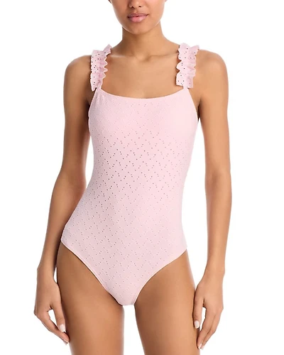 Ruffle Strap One Piece Swimsuit - Exclusive