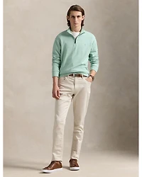 Polo Ralph Lauren Luxury Double Knit Jacquard Quarter Zip Pullover