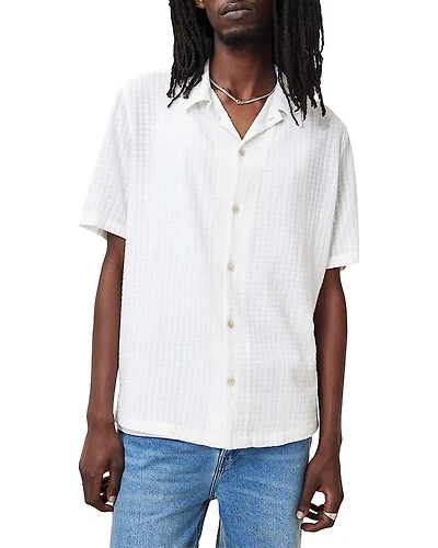 Allsaints Madin Textured Camp Shirt