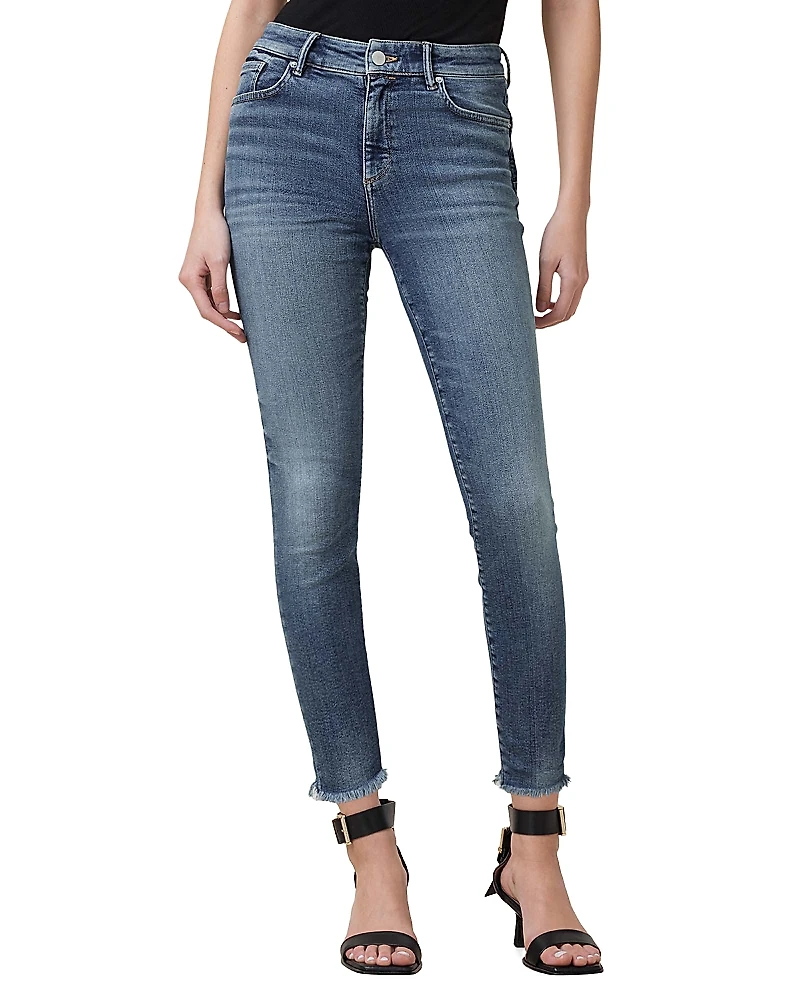 Allsaints Miller Push Up High Rise Skinny Ankle Jeans