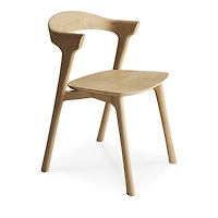 Ethnicraft Bok Dining Chair, Varnished Oak