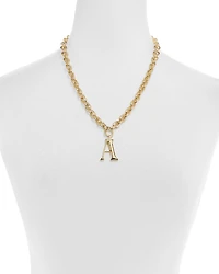 Initial Chain Necklace, 20"L