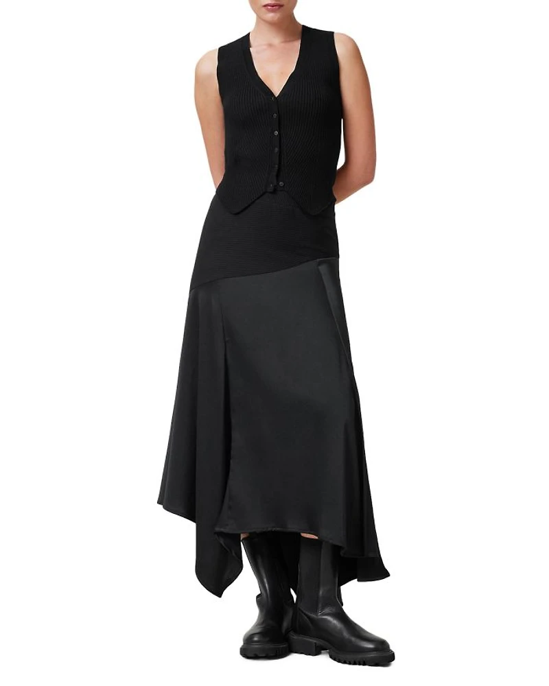 Pia Satin Skirt