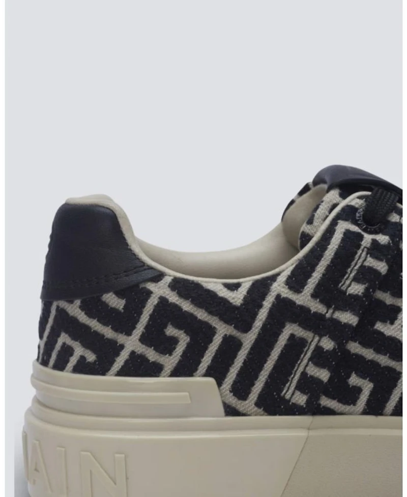 Women's B-Court Trainers with Jacquard Monogram