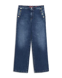 Lembi High Rise Wide Leg Trouser Jeans Navy