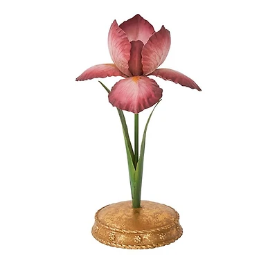 Meadow Walk Iris 9" Candlestick