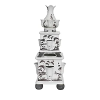 Juloska Country Estate 3-Piece Tulipiere Tower Set